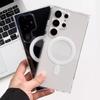 Samsung S25 Ultra Magnetic Transparent Phone Case - Drop-Proof Protective Cover for S24+ and S23