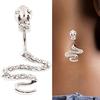 1Pc Women Snake Shape Stainless Steel Belly Button Ring Navel Body Piercing Jewelry