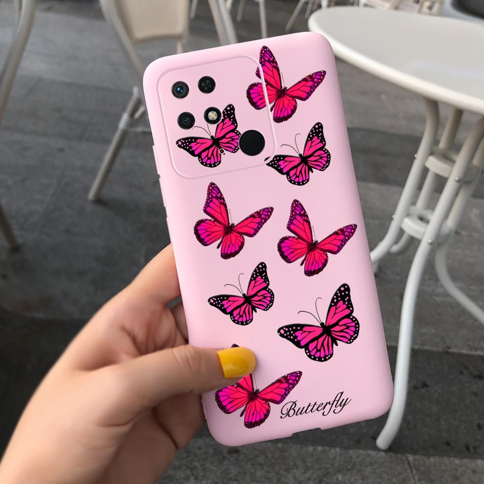 For Xiaomi Redmi 10C Phone Case New Popular Flower Painted TPU Cover For Xiaomi Redmi 10C 4G Bumper Redmi10C NFC 2022 Soft Funda