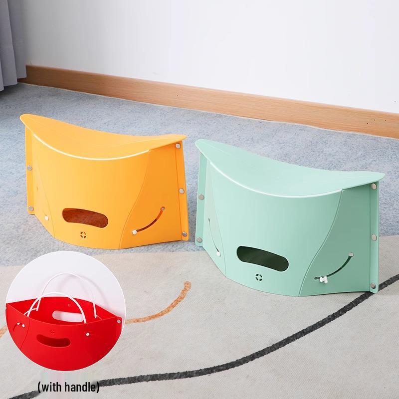 Jin Fu Portable Folding Plastic Stool for Travel and Outdoor Use