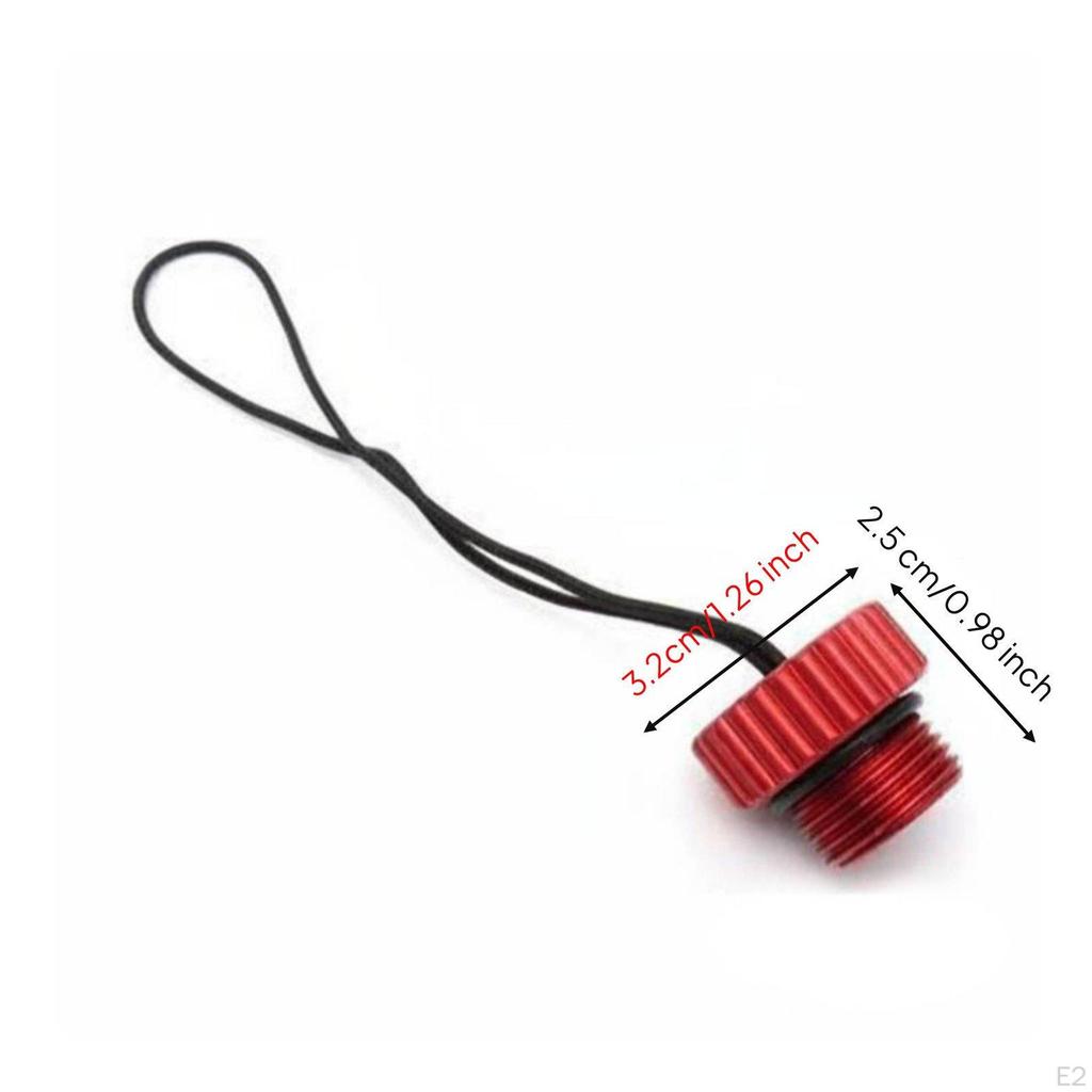 Scuba Tank Valve Dust Cap Dustproof Aluminum Cover Anodized Finish Diving Cylinder Thread