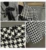 2021 Spring Houndstooth Skirt Suit: Chic Xiaoxiang Celebrity Style, Slim Fit for Women