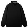 Men's Quarter Zip Stand Collar Sweatshirt Casual Pullover
