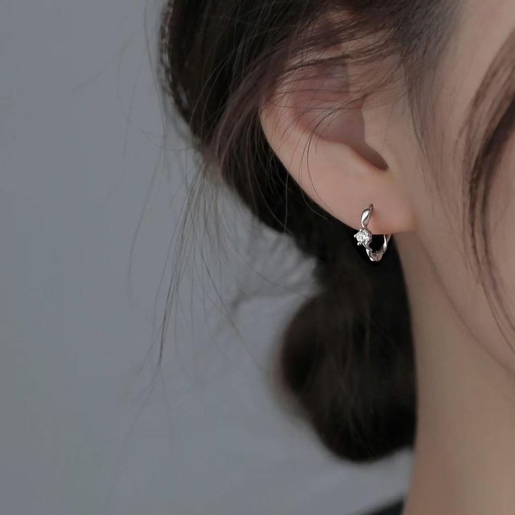 925 Sterling Silver Mobius Earrings - High-End Light Luxury Studs for Women (2025 New Style)