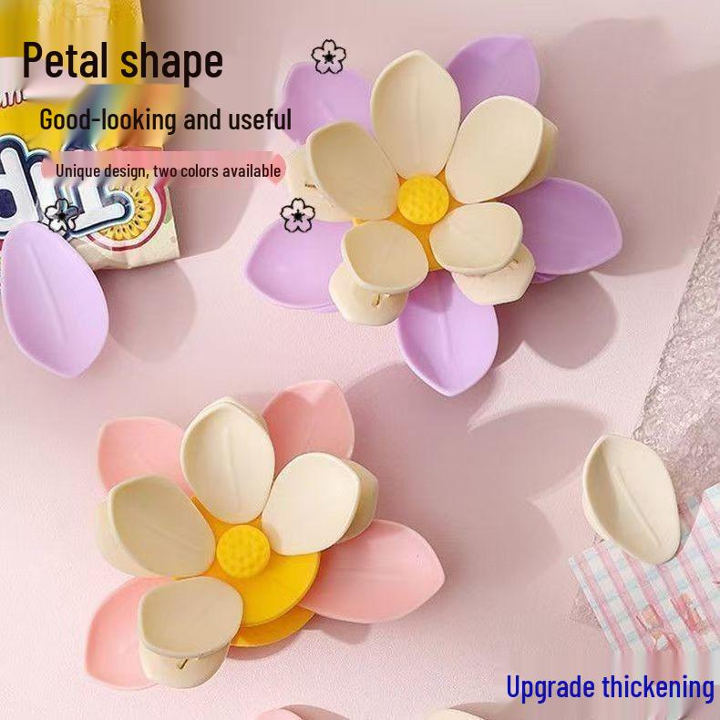 Lotus Magnetic Double-Layer Sealing Clip for Kitchen Bags - Moisture-Proof, High-Value Fridge Magnet