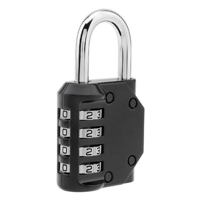 4 Digit Resettable Outdoor Waterproof Padlock for School Gym Sports Locker Fence Toolbox Short Shackle Combination Lock