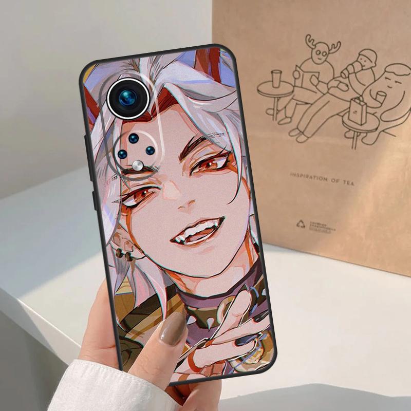 Genshin Impact Arataki Itto Case For Honor Magic 5 6 7 Lite 8 Pro Honor 400 200 Pro X9c X9b X9a X8a X8b 50 70 90 Cover