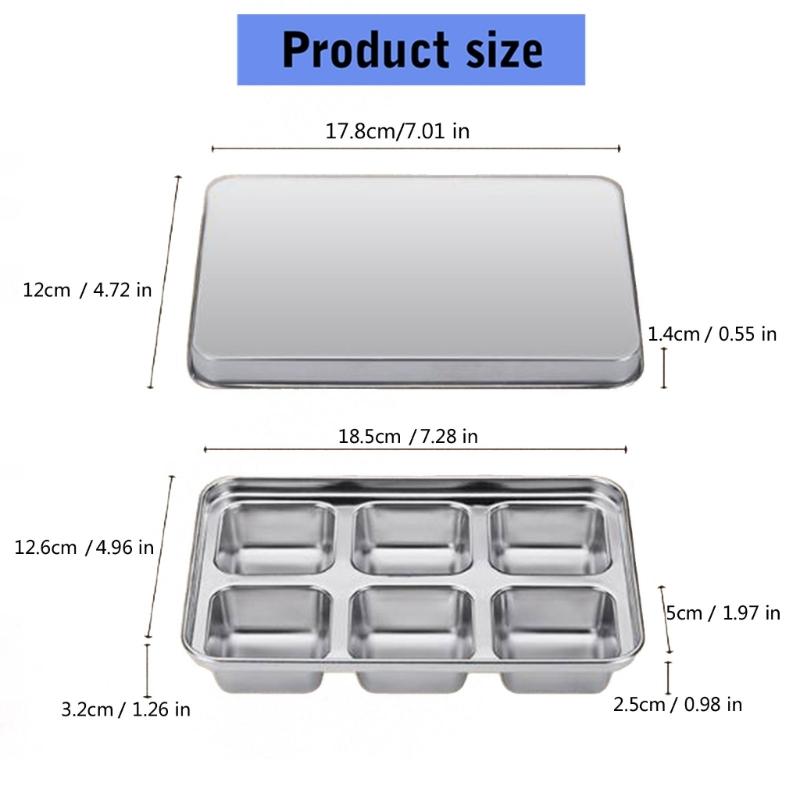 Stainless Steels Ice Cubes Maker with Lid Big Cubes Design Ice Mold For Cold Drink Cocktails And Baby Food Storage