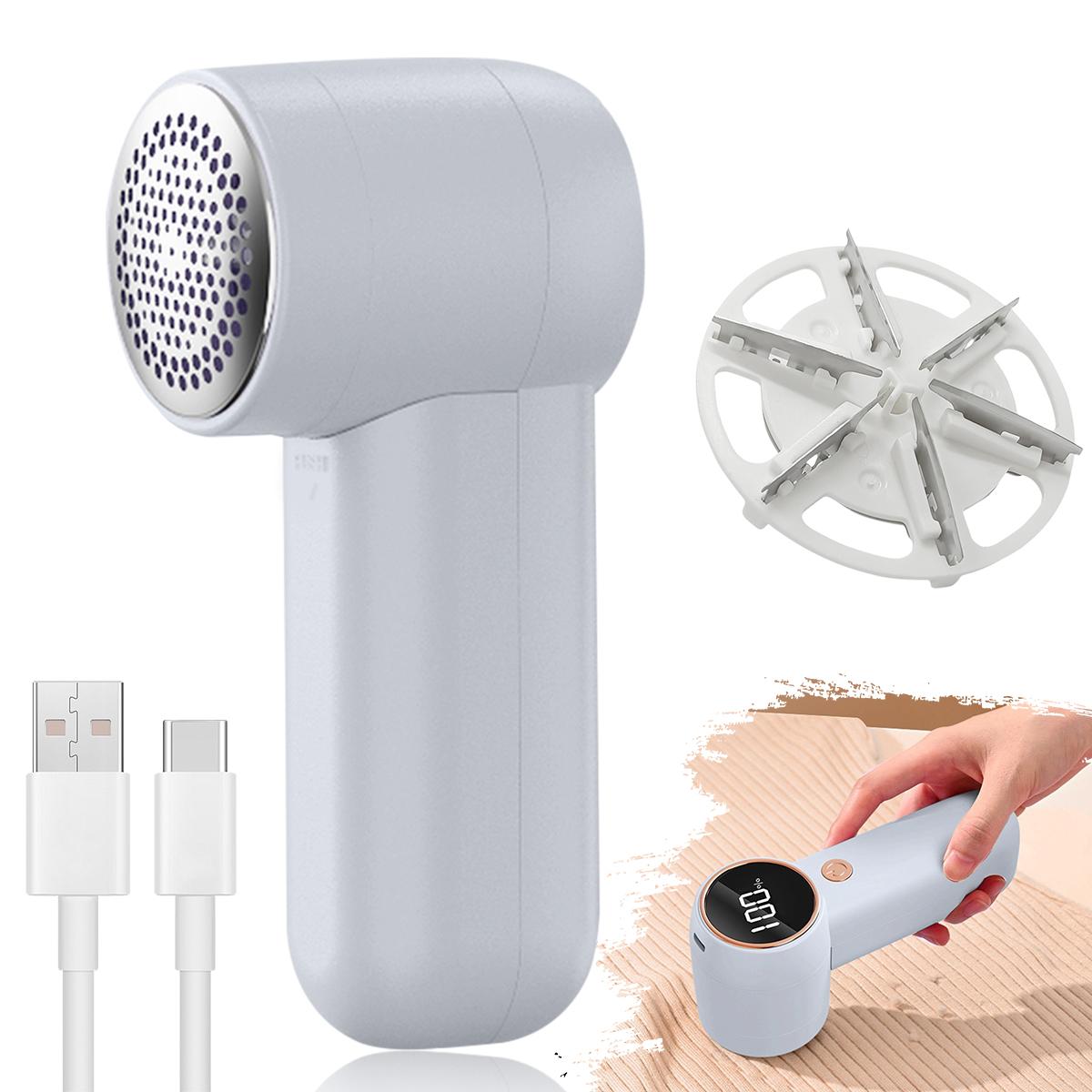 Household Shaver, Portable Ball Remover, USB Charging Sweater Ball Remover, 6-plade Hair Ball Trimmer