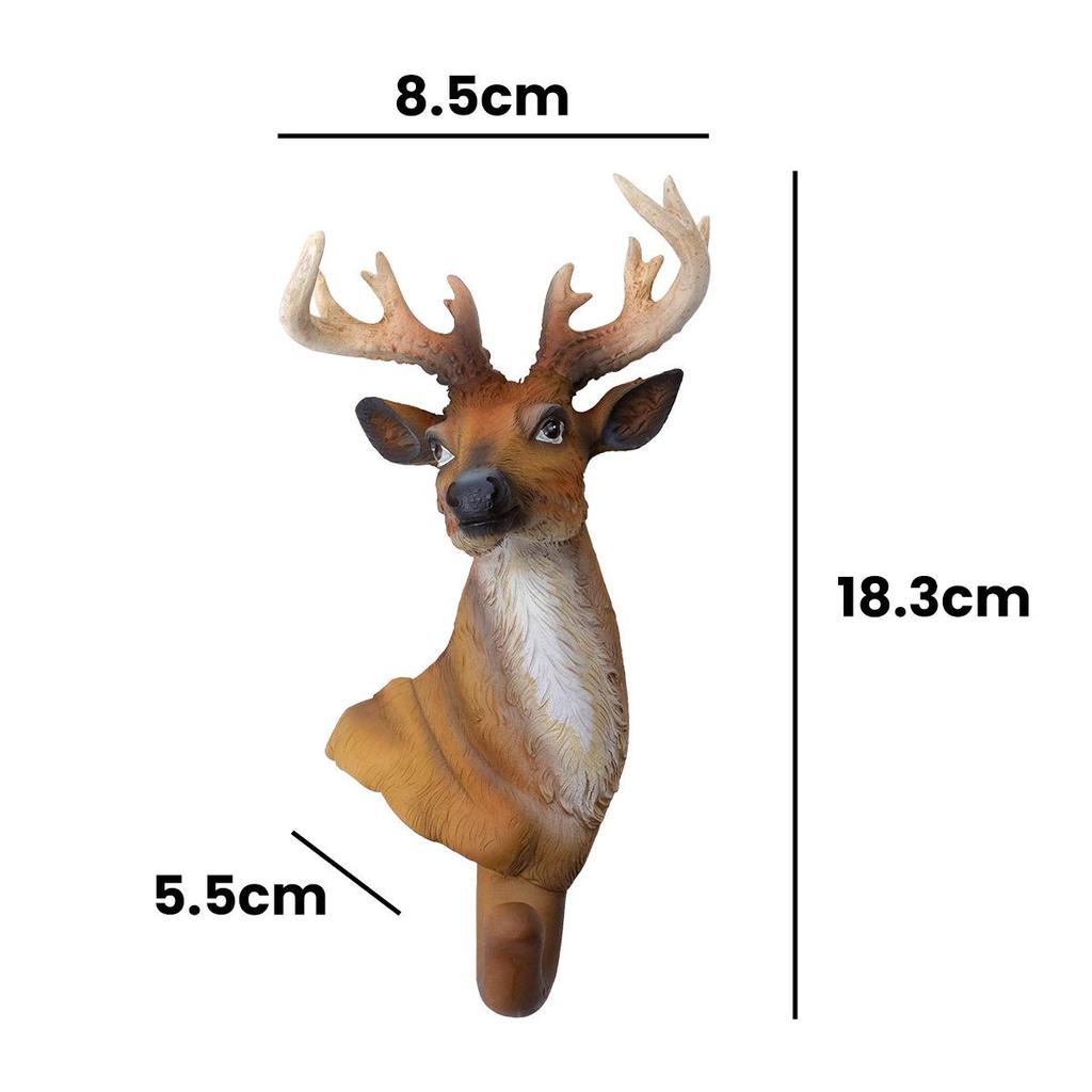 Retro Wolf Head Wall Ornament - Creative Wall Hanging for Bars, Cafes, and Restaurants