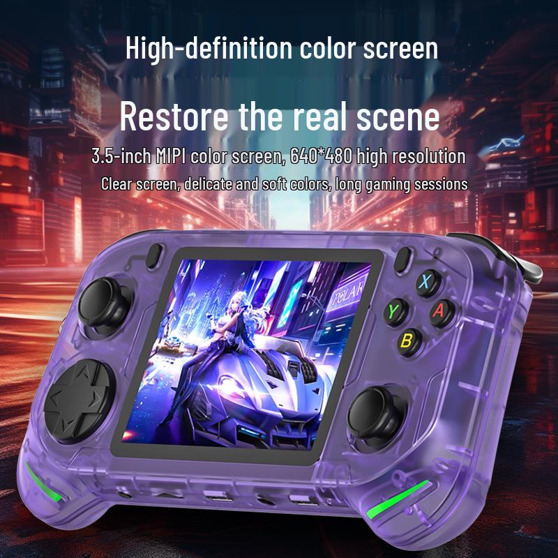 RX6H Portable Retro Game Console - Dual Joysticks, Nostalgic Handheld Arcade, New Model.