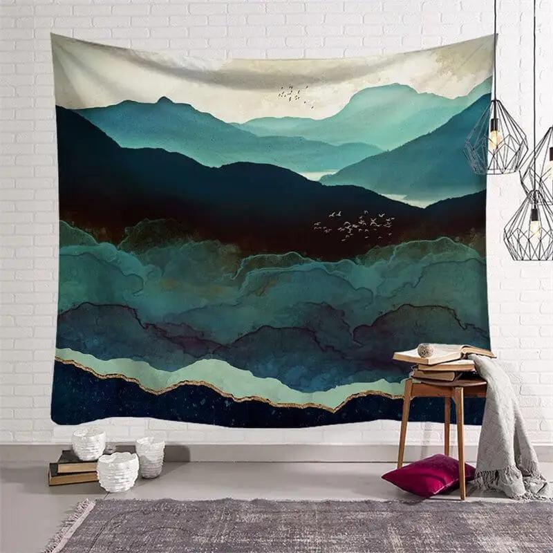 VIKAMA Interstellar Walk Tapestry Dreamy CosmicStyle Decorative Backdrop For Bedroom Headboards Room Decoration