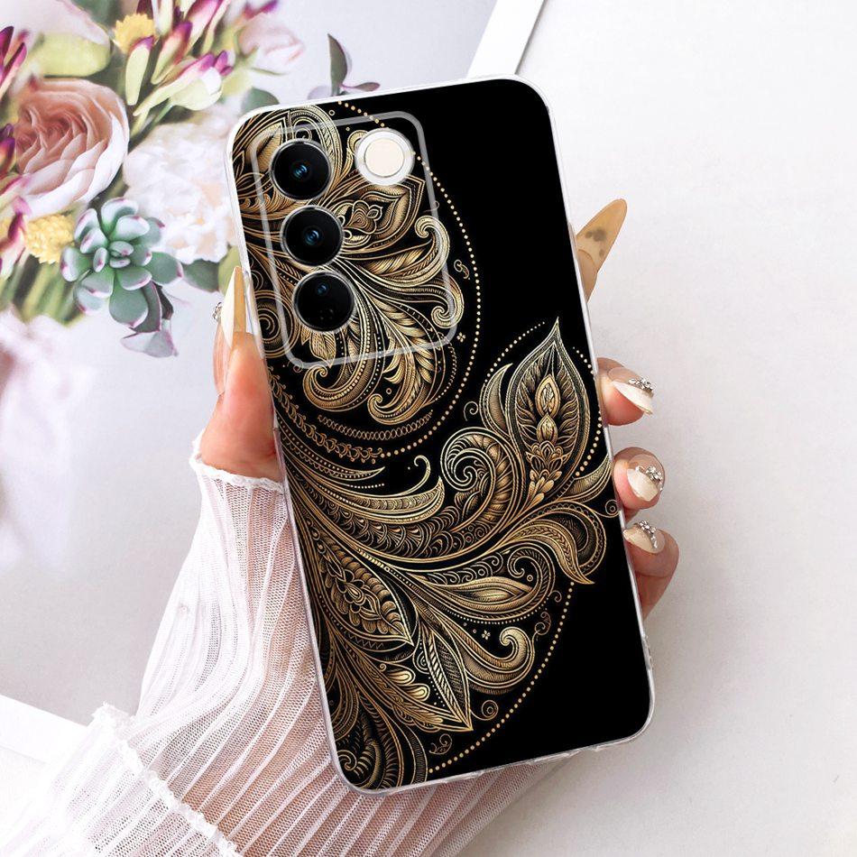 For Vivo V27 V27Pro Cool Dragon Tiger Pattern Phone Case For Vivo V 27 V27 Pro V2230 V2231 Soft Silicone TPU Cases