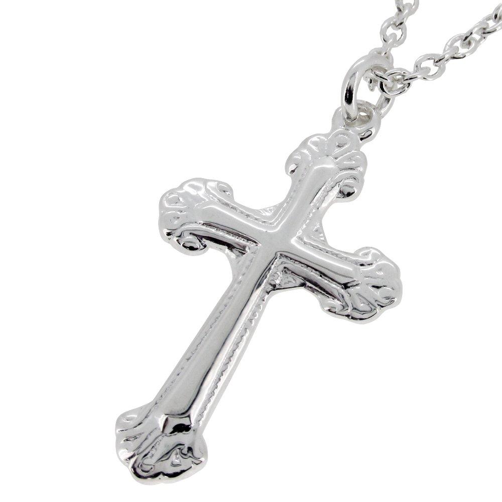 Gin No Cross Silver 925 Necklace with Chain Pendant for Men and Antique Cross [Shinjuku Kura] Medieval-style Women, Necklace,