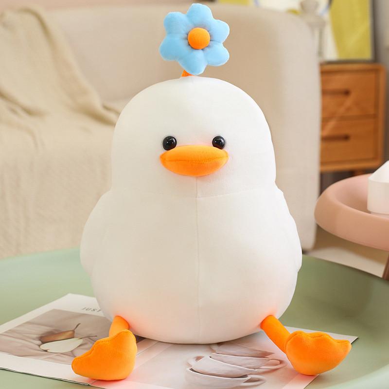 

Daisy Duck Adorable Plush Toy Kids Sleep Hug Pillow Snuggly Stuffed Gift Animal 35cm белый