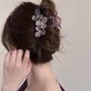 Cute Hairpin Rhinestone Hair Clip Acrylic Flower Hair Claw Fashion   Girl
