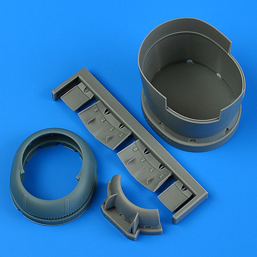 Quickboost Grumman Hellcat Cowling Cooling Flaps Plastic Model Kit Parts QIC49193 1/48 F6F-5 & (Open Position) (For Hasegawa) (Aircraft)