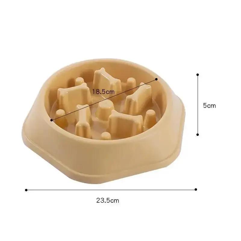 Dog Bowl Anti Choking Slow Food Bowl Small And Medium-sized Dog Feeder Pot Cat Food Pot Dog Food Anti Overturning Pet Supplies