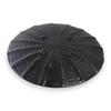 Dinner Round Sairan J-kitchens Plate, Plate, Glass, Plate, Medium, Black, Gold, 18cm,