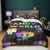 Kids Bedding Duvet Cover with Pillow Sham D-andy's World Bedding Set Single Soft Lightweight Duvet Cover Set for All Season