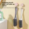 Special Long-handled Hanging Shoe Brush for Cleaning Shoes. Plastic Household Product That Is Gentle On Shoes. Shoe Cleaning Wonder.