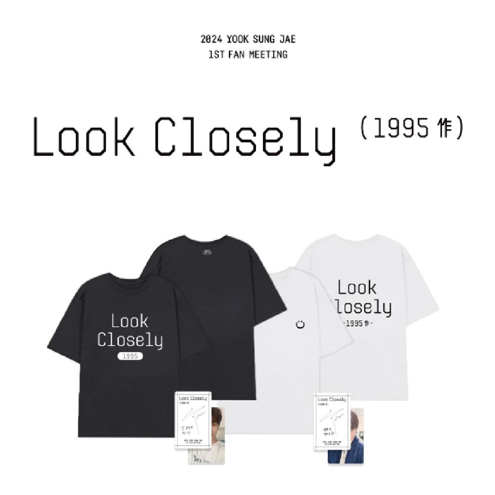 

Предзаказ Футболка YOOK SUNG JAE 1st Fan Meeting «Look Close 2024»