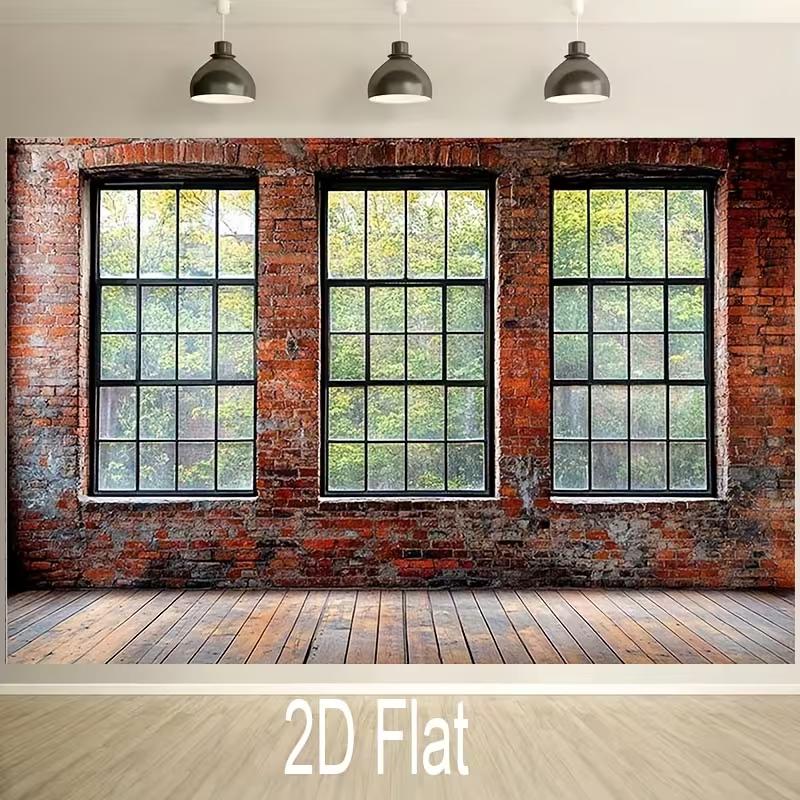 2D Industrial Loft Backdrop for Urban & Fashion Photoshoots