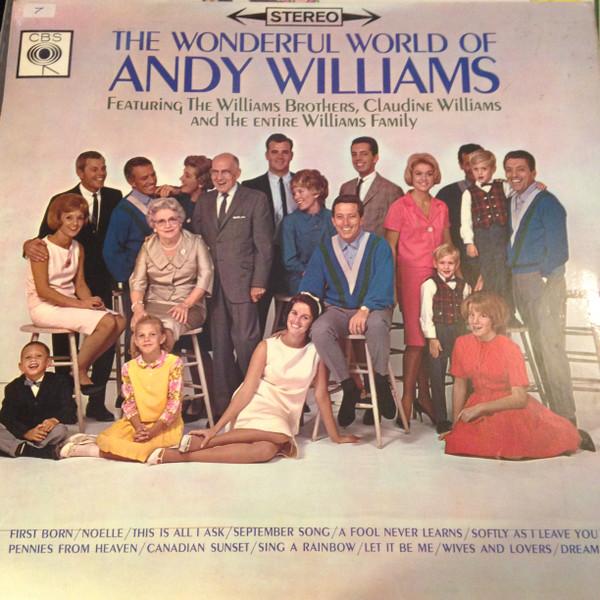 

LP Record ANDY WILLIAMS - The Wonderful World Of Andy William SBPG62247 CBS 1963 UK Pop Used