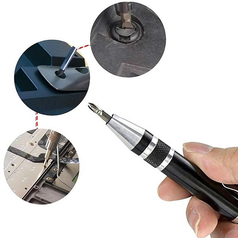 Multifunction 8 In 1 Precision Mini Screwdriver Pen Mobile Phone Repair Hand Tools Changeable Bits For Easy Repairs Disassembly