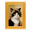 Wooden Photo Frame Refrigerator Magnet Animal Frame Fridge Magnet Home Office Whiteboard Decorative Accessories Humorous Gift