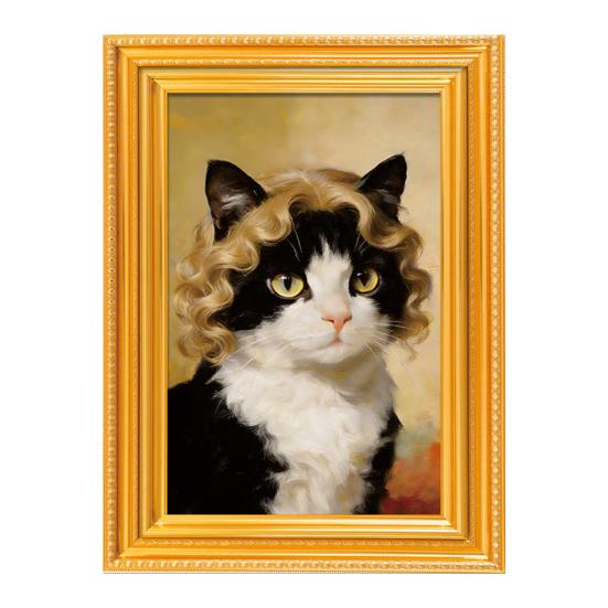 Wooden Photo Frame Refrigerator Magnet Animal Frame Fridge Magnet Home Office Whiteboard Decorative Accessories Humorous Gift