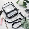 Dame Gjennomsiktig Skulderveske Stadiongodkjent PVC Konsert Gjennomsiktig Lommebok Enkel Crossbody-veske Med Frontlomme Casual Håndveske