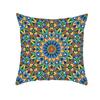 Bohemian Printed Peach Skin Velvet Pillow Cover Colorful Geometric Abstract Ethnic Style Pillow Cover