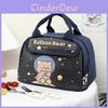 Cartoon Niedliche Isolierte Lunchtasche Für Büroangestellte Mit Dickem Griff Und Tragbarem Design