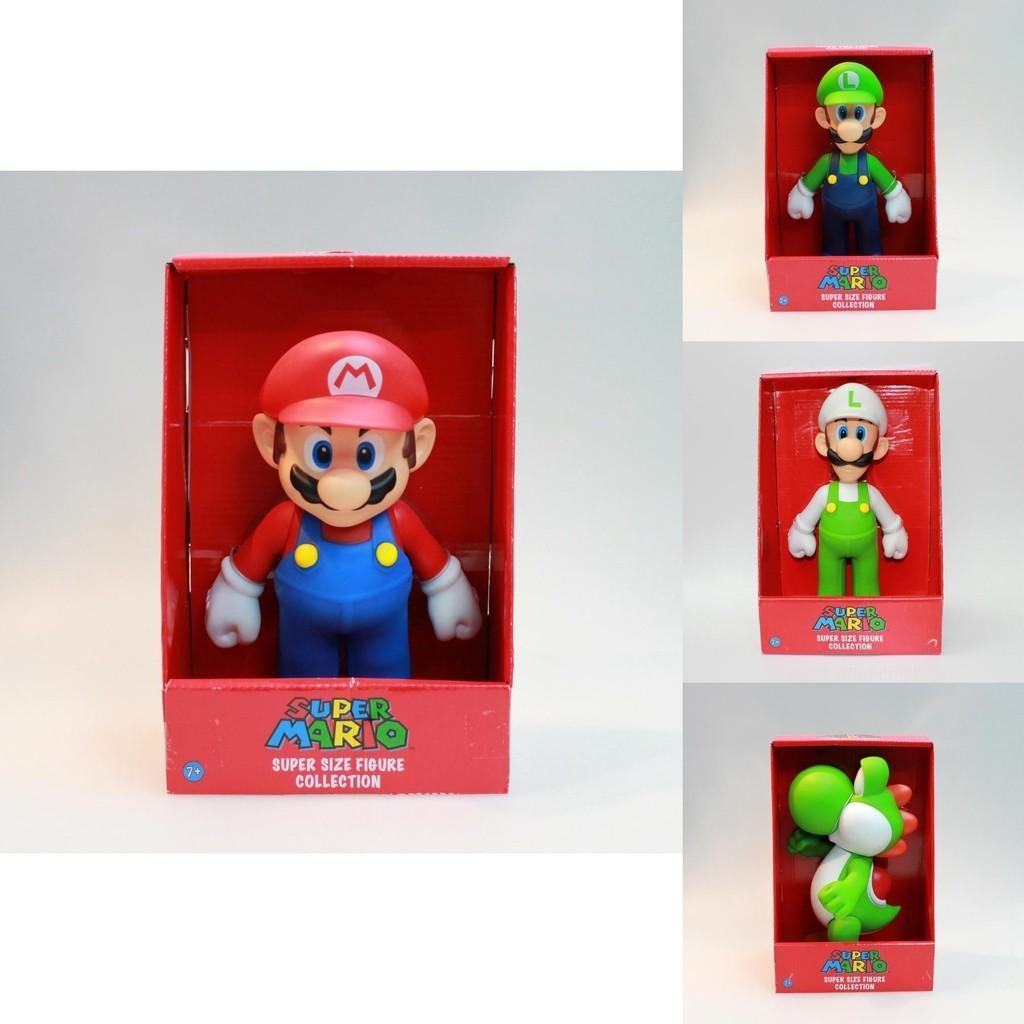 Wysokiej jakości figurki akcji Super Mario Bros 9-calowe z pudełkiem detalicznym