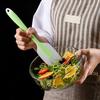 Spatule en Silicone Résistante à la Chaleur Grattoir pour Cocotte en Verre pour Pâtisserie Cuisine Anti-adhésif Lave-vaisselle Sûr Outil de Cuisine Essentiel pour Mélanger Étaler