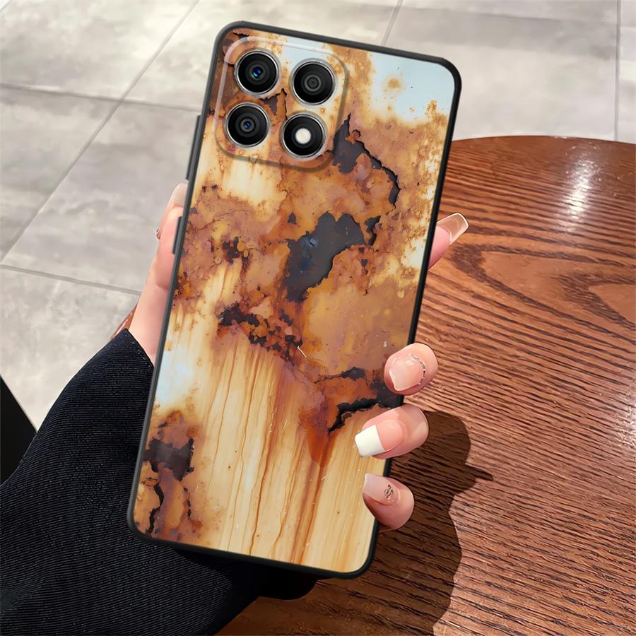 

Ретро-чехол с эффектом ржавчины для Honor 90 Lite 70 X8 X7a X9c X9 X9a 8X Чехол для телефона Honor X7a