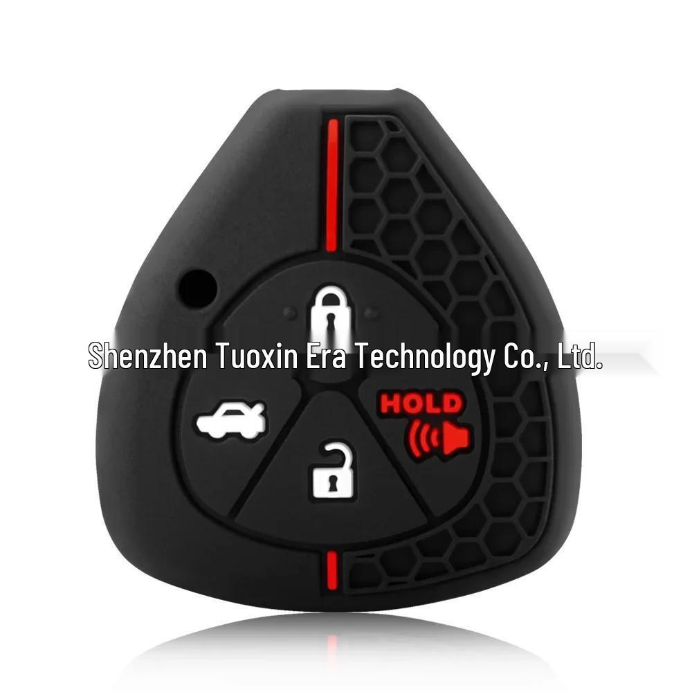 Silicone Honeycomb Key Cover for Toyota Camry, Highlander, RAV4, Corolla, Vios
