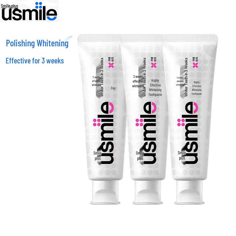 Usmile Efficient Whitening Toothpaste with Moonlit Osmanthus (3-Pack)