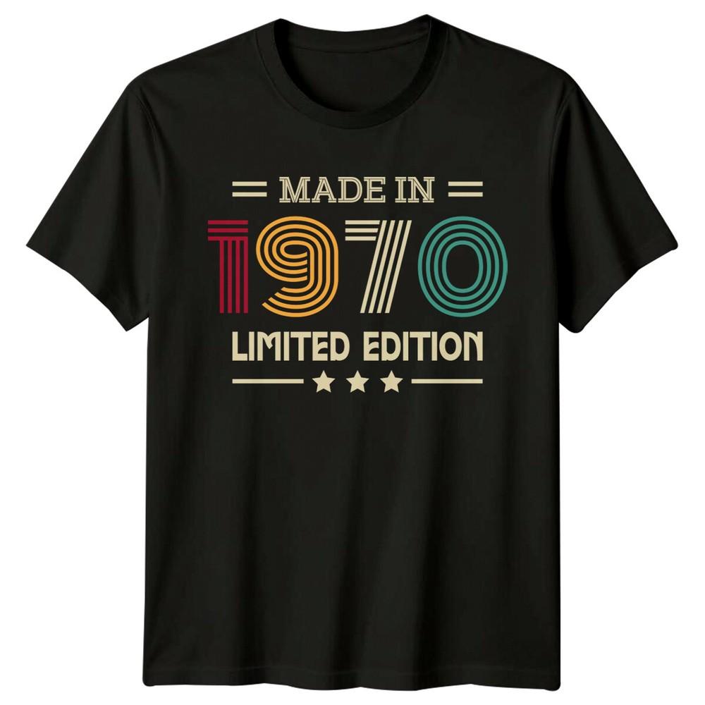 

Made In 1970 Mens T Shirt 56th Birthday Gift Vintage fiftysix Year Old Unisex T-Shirt L