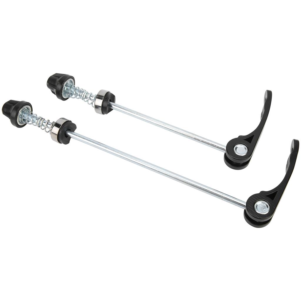 1 Pair Bicycle Quick Release Skewers Front Rear Skewer  Road Mountain Bike Accessory Black