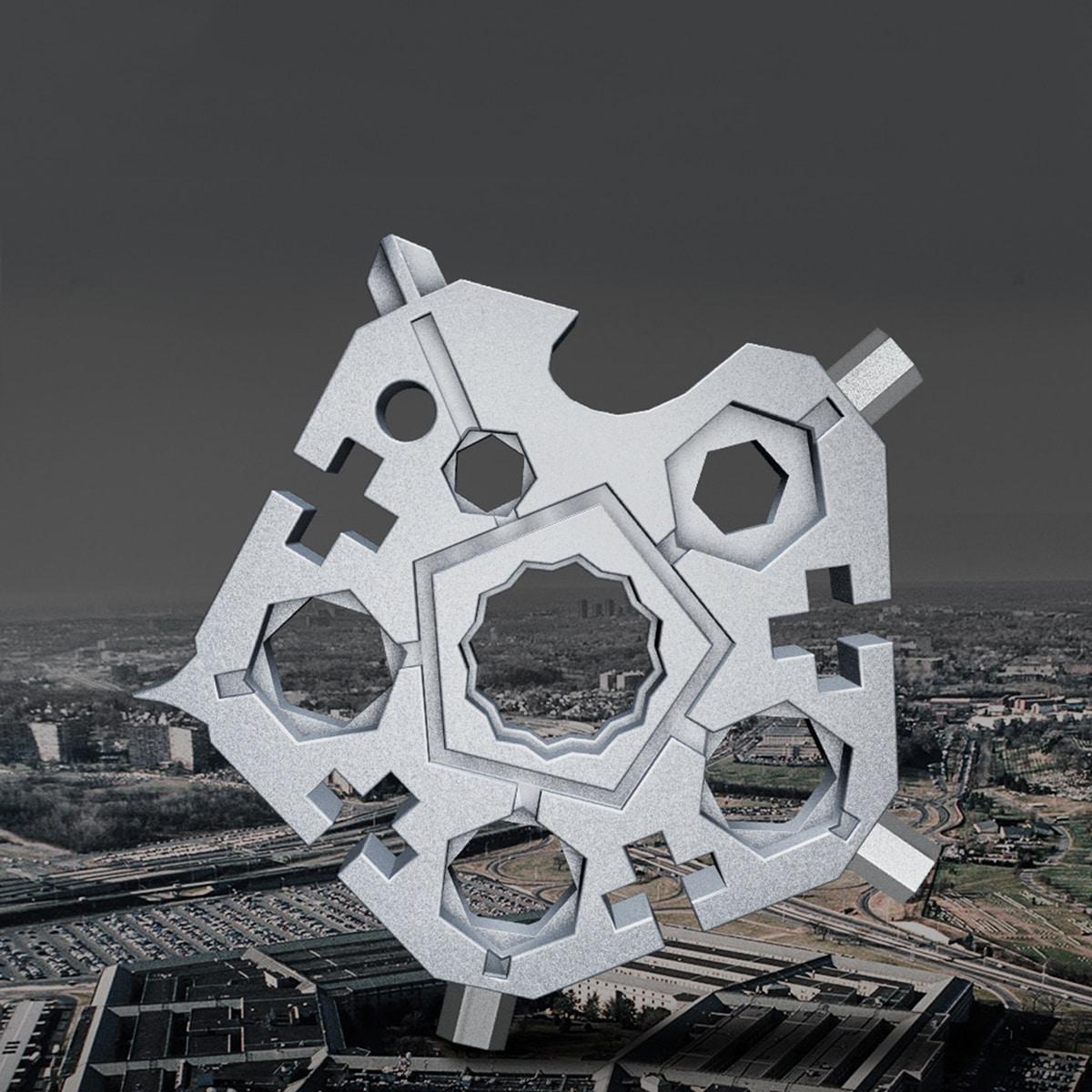 

1pc-Portable Multifunction Torque Snowflake Wrench Alloy Steel Hexagonal Universal Octagonal Screwdriver Household Tool