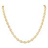 18K Gold Plated Stainless Steel Simple Wind Strap Chain Necklace Ladies Versatile Clavicle Chain Nc-2517