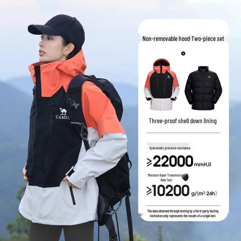 Camel Men's King Armor 3-in-1 Ski Jacket