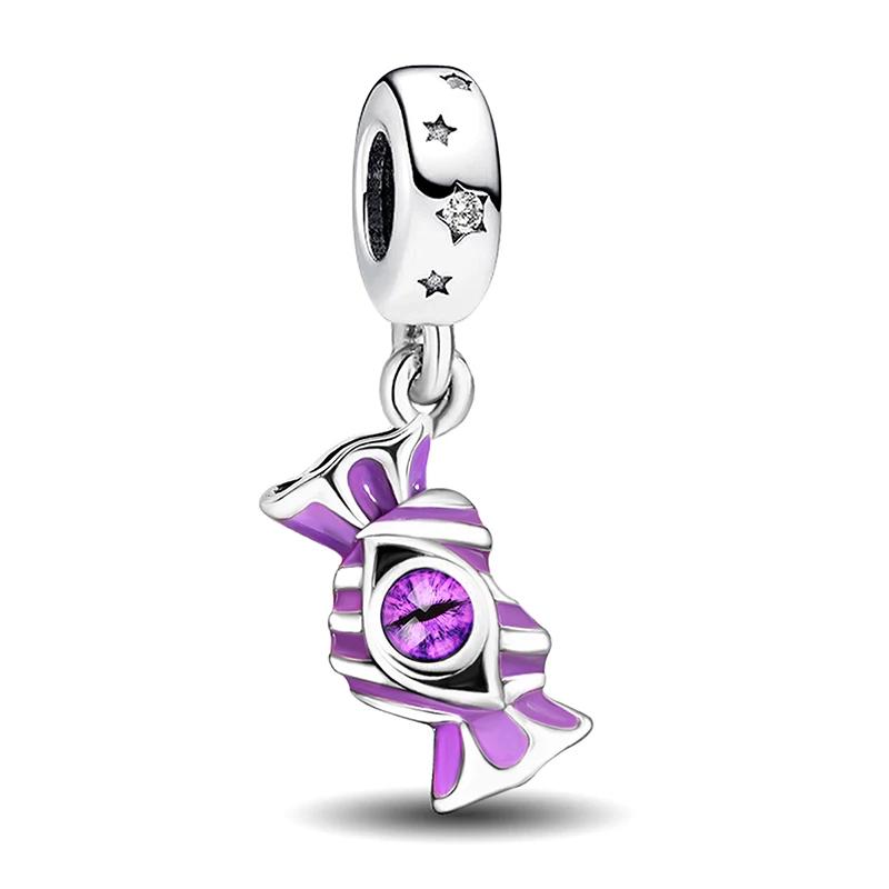Kupfer Phantom Halloween Kürbis Anhänger Passend für DIY Armband Armreif Geschenk Hohe Qualität Feiner Schmuck Für Frauen