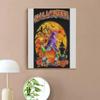 5D Diamond Painting Halloween Pumpkin Full Round Diamond Embroidery Cross Stitch Kit Cartoon Bat Mosaic Wall Decor Art 30x40cm/12x16inch