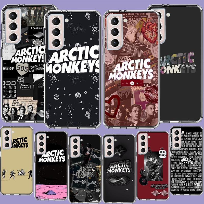 Custodia per Telefono Arctic Monkeys Per Samsung Galaxy S25 Edge S24 S23 FE S21 S20 S10 Plus S22 S26 Ultra Cover Custodie Trasparenti TPU Capa Shell