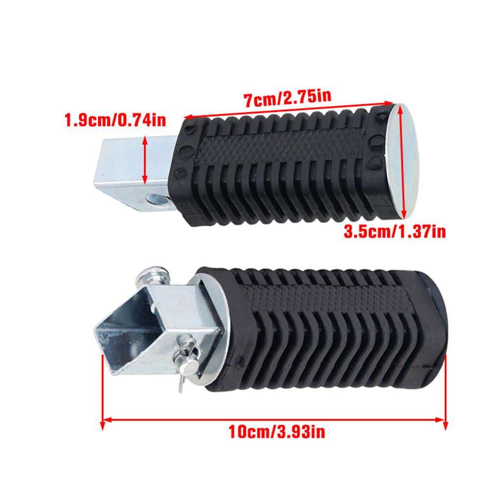1 Paar Motorrad Hinterrad-Pedale Fußrasten für 47cc 49cc Pocket Dirt Bike Mini Moto Quad ATV