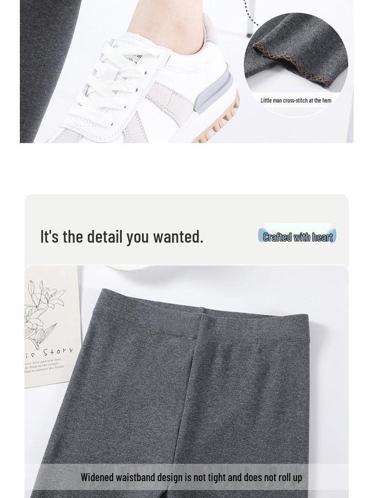 Women's Fleece-Lined Velvet Leggings - Autumn/Winter 2025 Style, Warm & Thick for Outdoors & Leisure