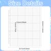 90 Pack Protective Photo Slide Pages, Top Loading, Holds 20 35Mm Slides And 1000 2 X 2 Inch Photos, Clear Archival Slide Storage